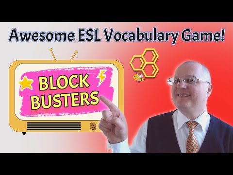 Fun ESL Vocabulary Game: "Blockbusters"