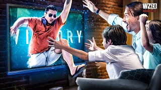 Toute sa FAMILLE me REGARDE ! (Il est fou de joie)