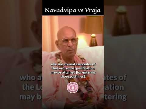 Navadvipa vs Vraja
