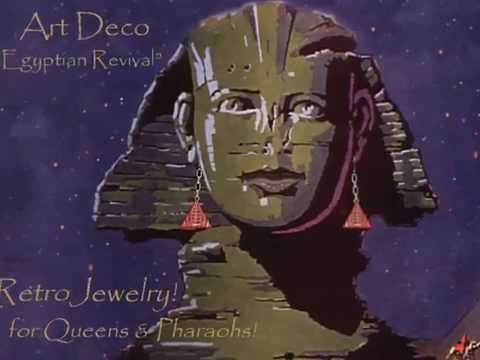 1920s EGYPTIAN REVIVAL FLAPPER JEWELRY!
