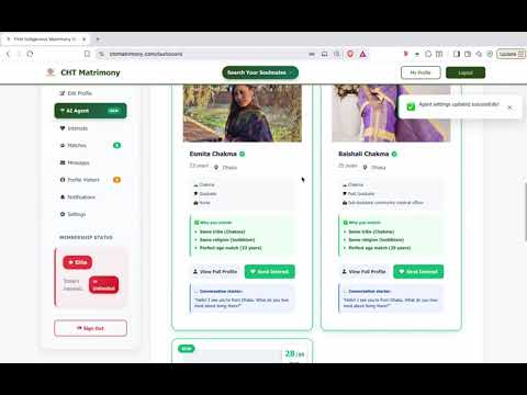 How to Use AI Matchmaking Agent on CHT Matrimony | Smart Match Finder | Platinum & Elite Feature