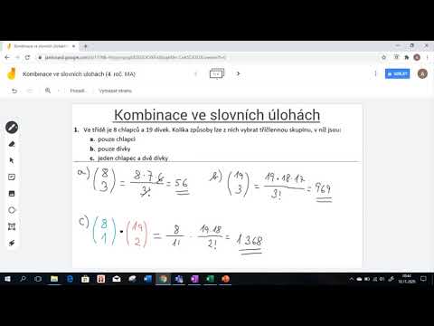 Kombinace ve slovních úlohách [1/2]