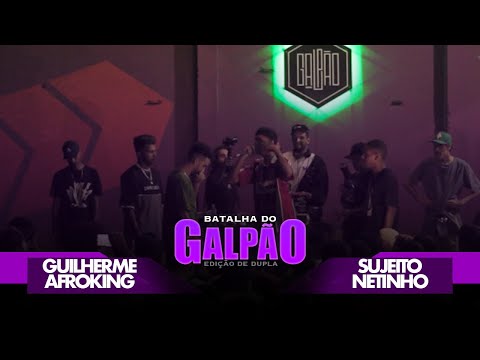 NETINHO (GO) e SUJEITO (GO) x GUILHERME (GO) e AFROKING (GO) | Batalha de Duplas do Galpão 1ªfase
