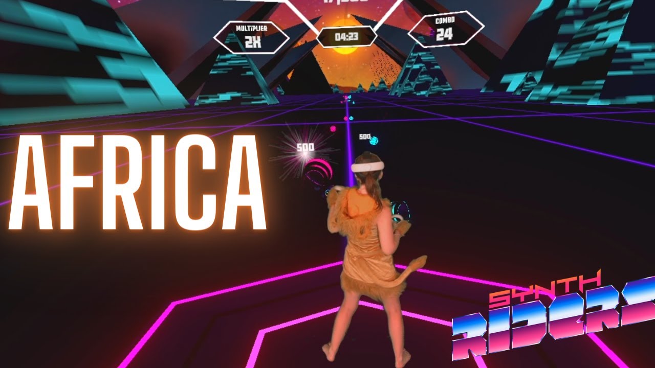 Toto - Africa in Synth Riders! (Mixed Reality)