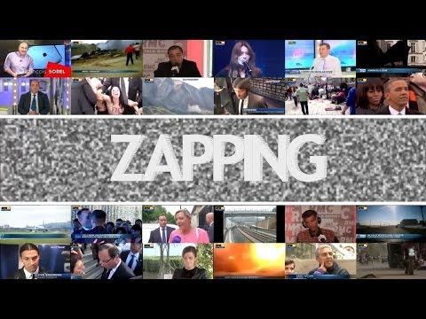 Zapping de l'actu - 07/01 - Hollande et Marine Le Pen sur Dieudonné, vagues et vent violents