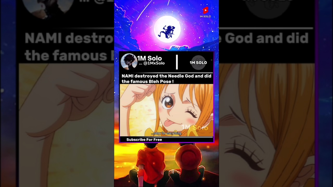 NAMI #onepiece #luffy #zoro #sanji