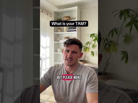 How to calculate your total addressable market (TAM). #startup #businessmodel