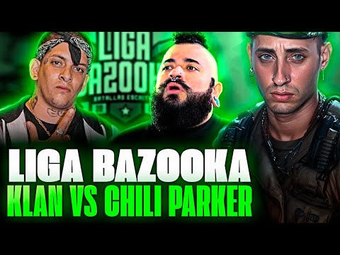 💀 QUÉ BARBARIDAD 💀 BLON REACCIONA A KLAN VS CHILI PARKER | LIGA BAZOOKA
