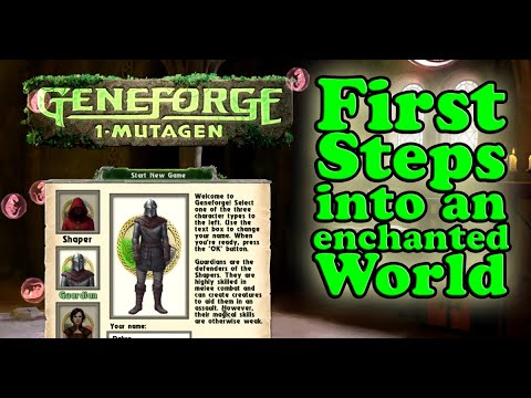 GENEFORGE MUTAGEN (Retro CRPG 2021) First Steps and Gameplay PC HD