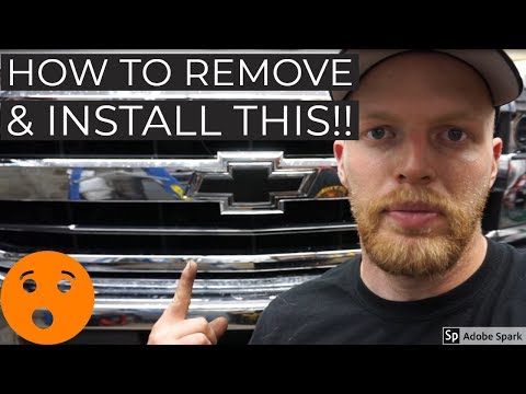 How to Remove and Install Front Grill on the Chevy Silverado HD!
