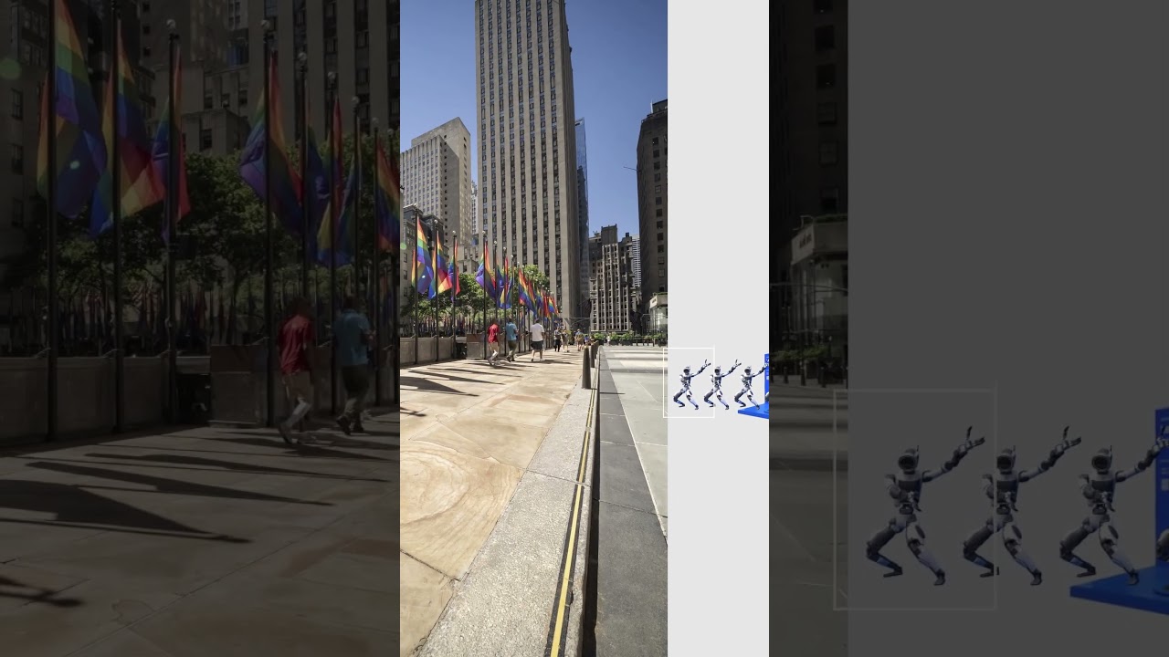 Nossos robôs marcaram presença no Rockefeller Center