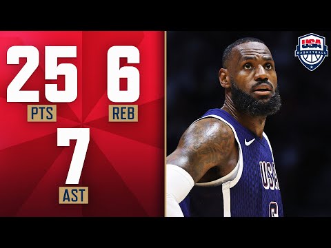 LeBron James' CLUTCH Performance vs South Sudan! 😤| July 20, 2024