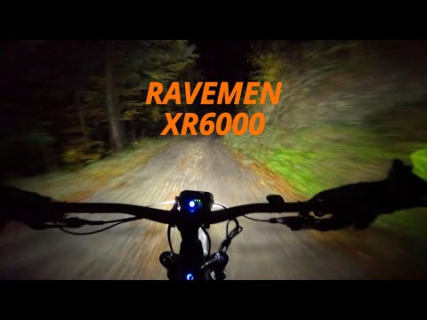 Short demo of RAVEMEN XR6000 MTB bike headlight