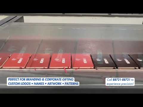 Printing on Leather Diaries | Primus UV Printer | Book Demo | 88721-88721