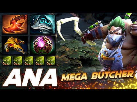 ana Pudge Mega Butcher - Dota 2 Pro Gameplay [Watch & Learn]