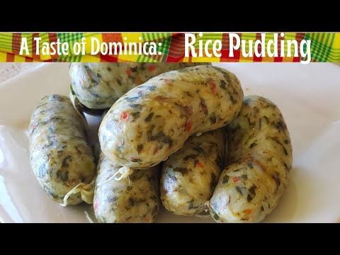 Rice / Vegetable Pudding || A Taste of Dominica 🇩🇲