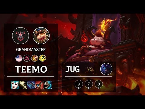 Teemo Jungle vs Rek'Sai - NA Grandmaster Patch 10.5