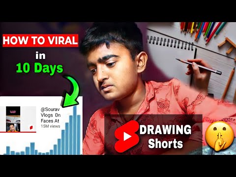 How To Viral DRAWING Shorts | How To Viral Short Video on YouTube 🔥