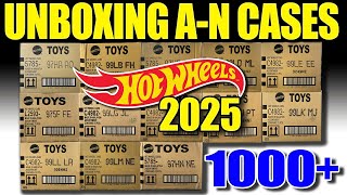 Unboxing 2025 Hot Wheels A-N Case Compilation