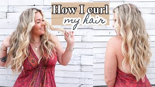 HOW I CURL MY HAIR | easy tutorial
