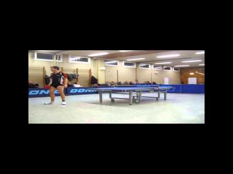 Nico Beck: Tischtennis-Ballwechsel Rückhand II