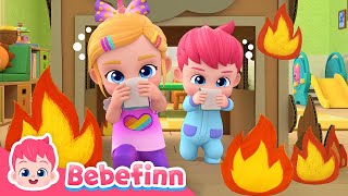 🚒🔥 Fire Safety Song | #Bebefinn Fun Nursery Rhymes for Kids