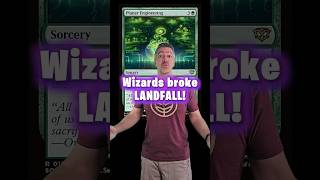 Wizards Just BROKE Landfall with This Card  #mtg