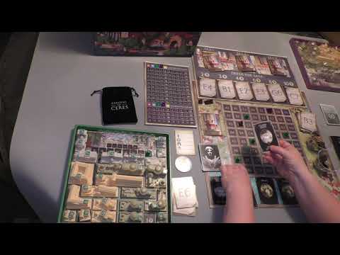 Foundations of Rome Solo Playthrough using Gardens of Ceres