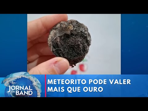 Meteorito valioso atinge telhado de curral em Minas | Jornal da Band