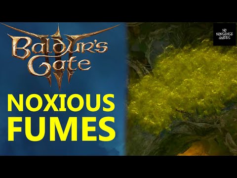 Baldur's Gate 3 Noxious Fumes - How to Clear Poison Gas Cloud in Overgrown Tunnel