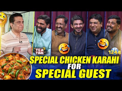 Special Chicken Karahi For Special Guest 🍗🔥| Sajjad Jani Tea Time Ep 1244