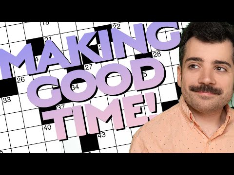 Sunday: Speeding Through a Sunday! - 8 May 2022 New York Times Crossword