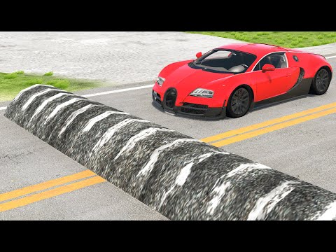 Cars vs Massive Speed Bumps #6 – BeamNG.Drive