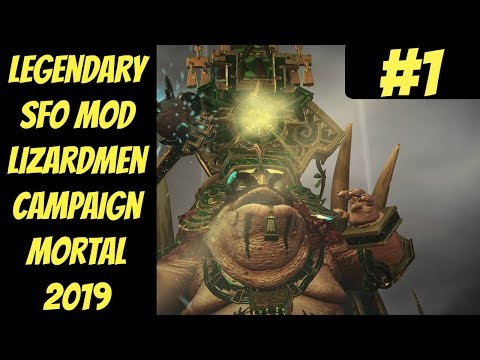 Legendary Lizardmen SFO Mod In-Depth #1 (Mazdamundi) -- Mortal Empires -- Total War: Warhammer 2