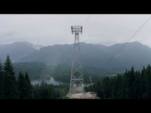 Zeitraffer Stützenbau - Seilbahn Zugspitze