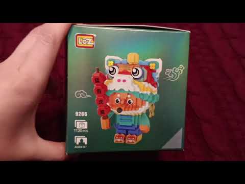 Обзор Конструктор Loz 168860 Лис в костюме тигра. Не Лего