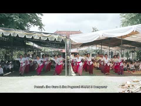 TARI PENDET PENYAMBUTAN | GURU DAN PEGAWAI SMAN 3 DENPASAR