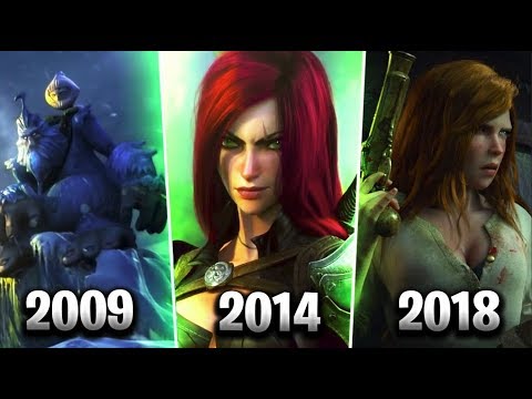 Evolution of League of Legends Cinematics 2009-2018 - All LOL Cinematics in Order