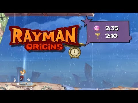 Rayman Origins - Grumbling Grottos - Tricky Winds (Time Trophy) - [#70] - (X360/PS3/WII/3DS/PC/MAC)
