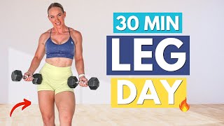 30 Min Leg Day for Lean Legs & Glutes