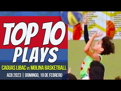Molina Basketball vs Caguas Libac, Top 10 Plays 🏆 | Torneo ACB 9U | Domingo 19 febrero 2023