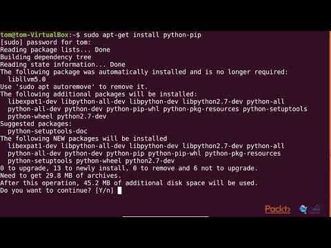 Getting Started with TensorFlow for Deep Learning Installing TensorFlow | packtpub com