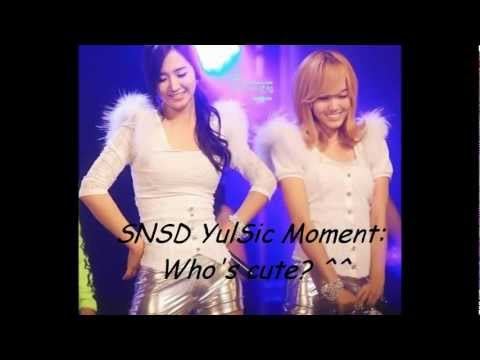 [130105] SNSD YulSic Moment - Who's Cute? ^^