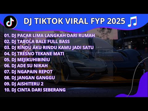 DJ PACAR 5 LANGKAH FULL BASS 🎵  DJ TABOLABALE 🎵 DJ RINDU AKU RINDU - DJ TIKTOK 2025 | FVAD RMX Lite