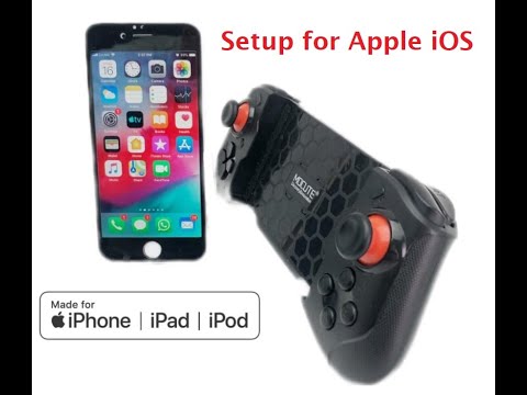 M6 Wireless Bluetooth Mocute 60 Gamepad Joystick Controller Apple iPhone iOS setup