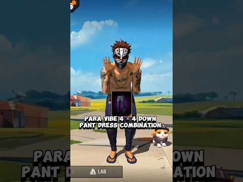 DOWN PANT DRESS COMBINATION 🪽 | FREE FIRE | #freefire #mahatoplayz #shorts