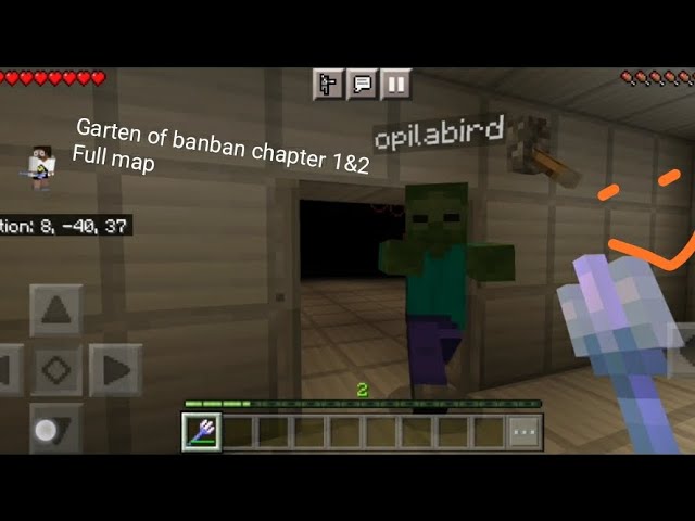 Garten of BanBan 2 vs Minecraft, Full Gameplay