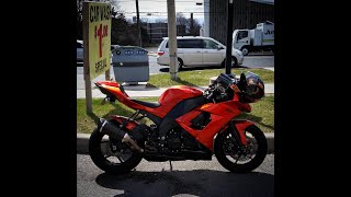 Riding my brothers ZX10R (FAST)
