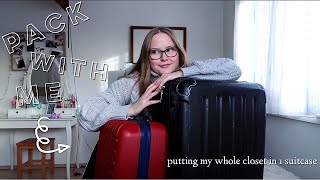 Pack with me for study abroad || 6 months - 1 suitcase || ellixoxo