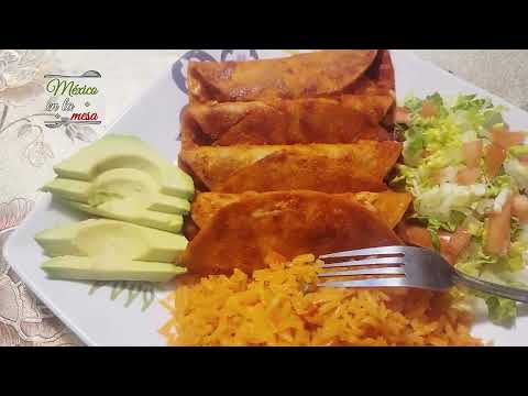 Enchiladas Rojas De Carne Con Queso Receta Sencilla Pero Muy Rica